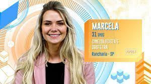 BBB20: Marcela loira gostosa pagou peitinho