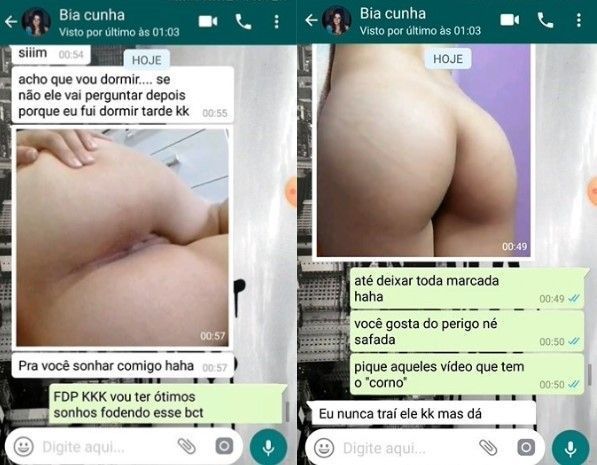 Cunhada safada mandou nudes