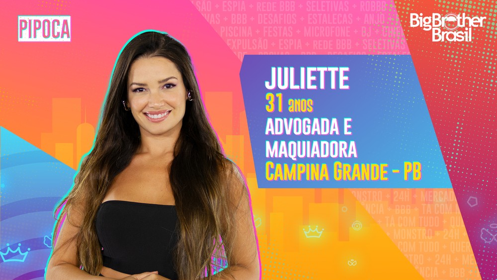 Juliette do BBB20 mostrou os peitos