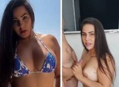 Assista ao vídeo da Juh Morena gostosa levando de quatro e fazendo um boquete até ganhar gozada