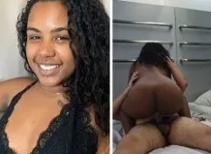 Agata Monet, uma jovem mulata de 18 anos, transando com um amigo mais velho