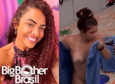 BBB23: Paula Freitas fez seu último topless no programa, mostrando as teta mais uma vez