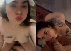 Yasmin Prado, uma esposa safadinha, fazendo um sexo oral e cavalgando gostoso no seu companheiro