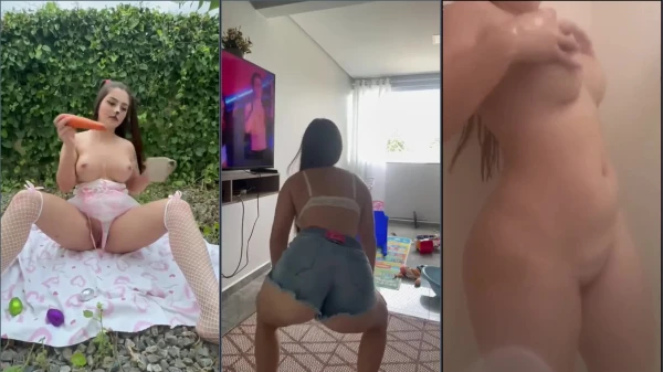 Adria Marcela sendo sexy e se exibindo em vídeos privados