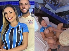 Andressa Urach fudendo gostoso com amigo Ton Fernands em um motel e gravando a transa inteira