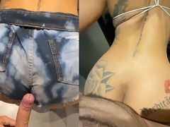 Samantha Squirt se aventurando com um vídeo caseiro na cozinha