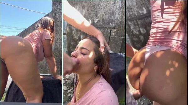 Stefani Mary está mandando ver com a bunda avantajada na cena pornô