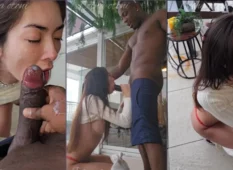 Ana Otani do Onlyfans fudendo gostoso oral em um pau preto