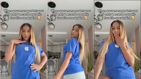 Sofia Lopes em vídeo sambando com prazer